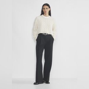 Babaton Glory Merino Wool Sweater in Light Birch size M